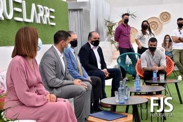 Tutto Durán estuvo el pasado martes en Telde en la presentación del proyecto para dinamizar la zona comercial abierta de Los Llanos/Francisco Javier Santana y TA.